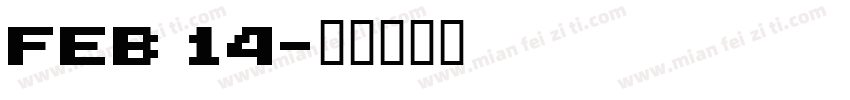 Feb 14字体转换